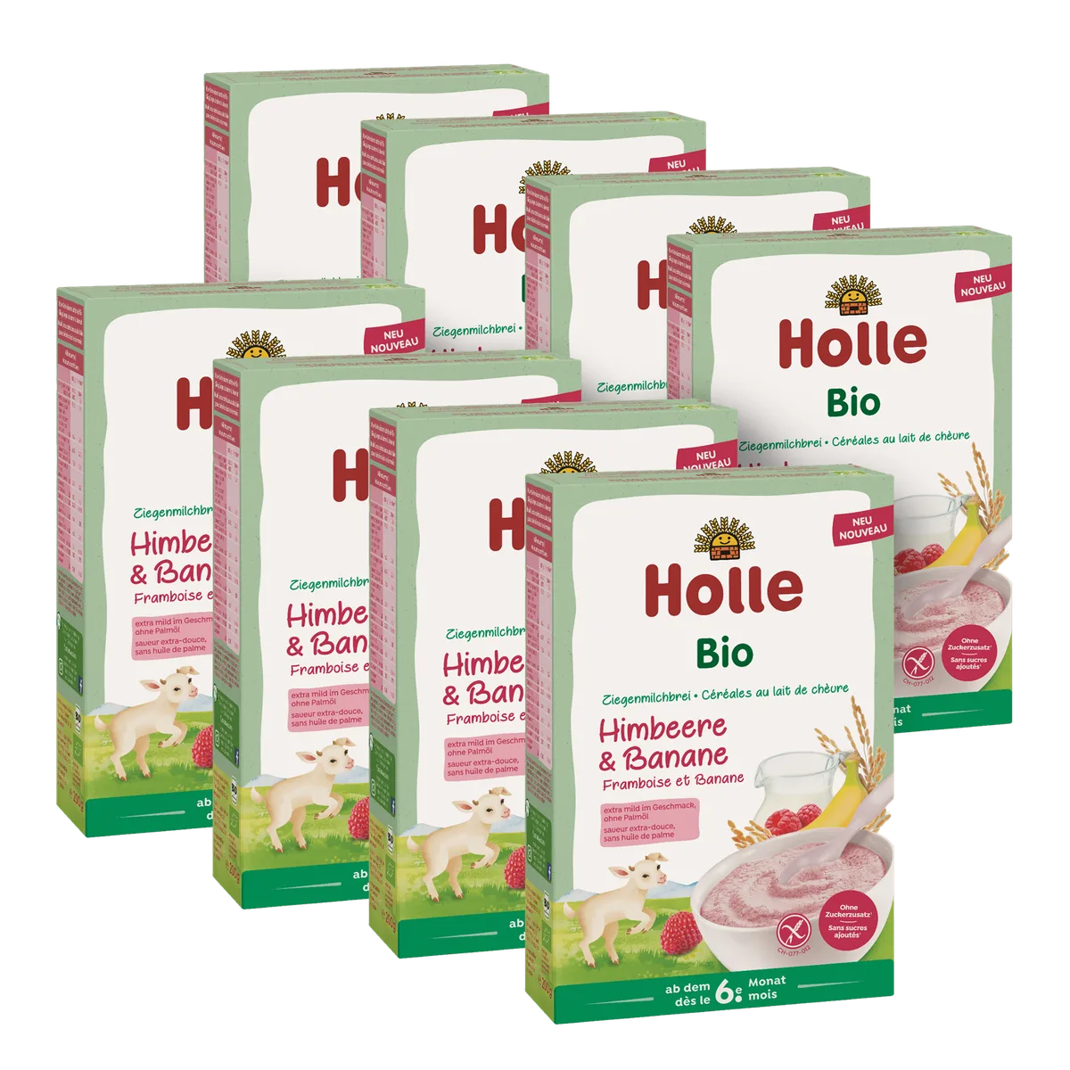 Bio-Milchbrei aus Ziegenmilch ab dem 6. Monat (8x200g) Blaubeere – Bild 3