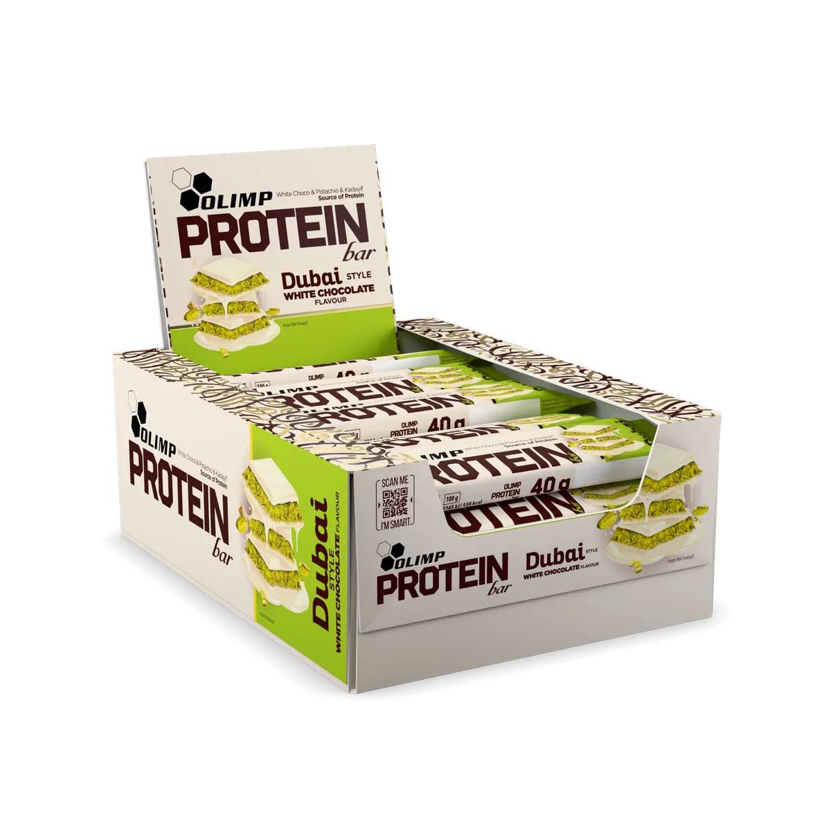 Protein Bar Dubai Style Chocolate (25x40g) Dubai Style Chocolate – Bild 4