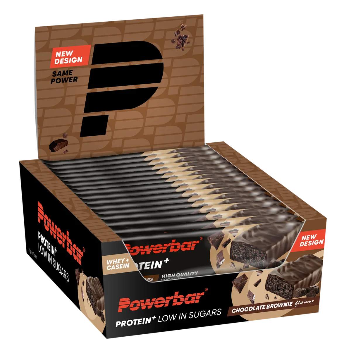 Protein+ Low in Sugars (16x35g) Chocolate Brownie