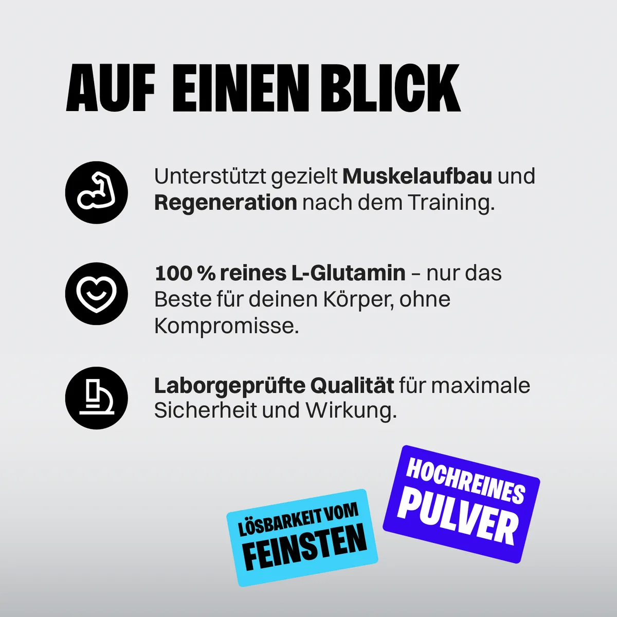 Glutamin Powder (500g) – Bild 5