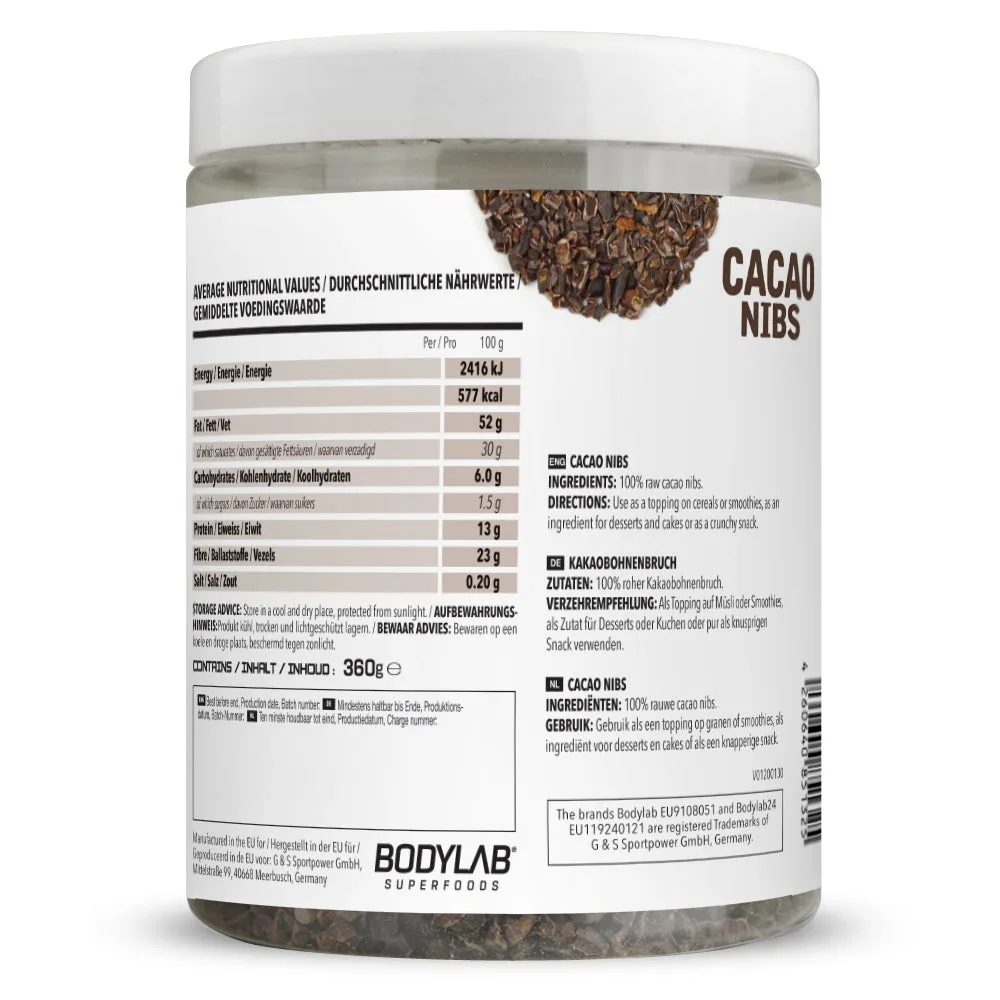 Cacao Nibs Raw (360g) – Bild 2