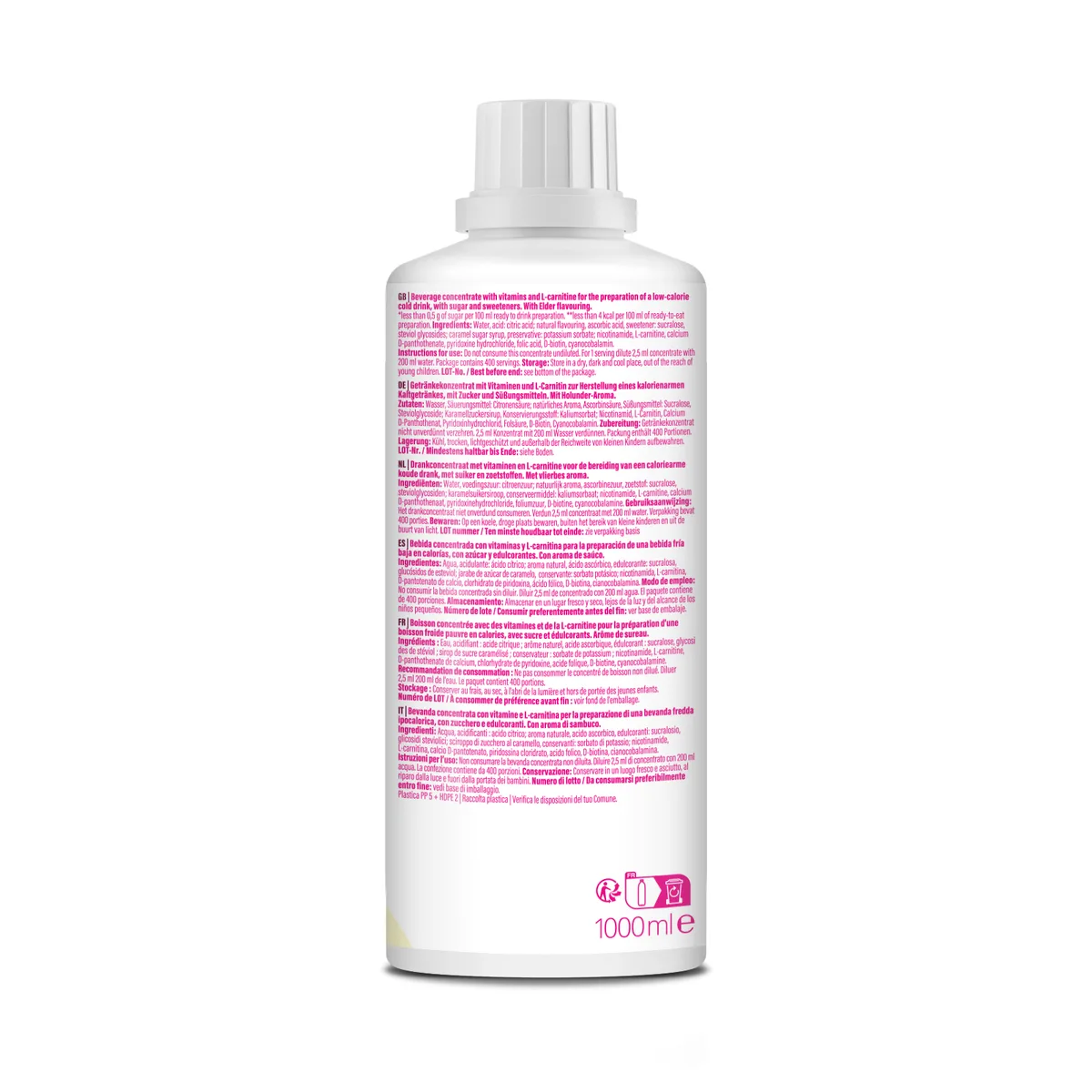 Zero Drink (1000ml) Zitronen-Eistee – Bild 6