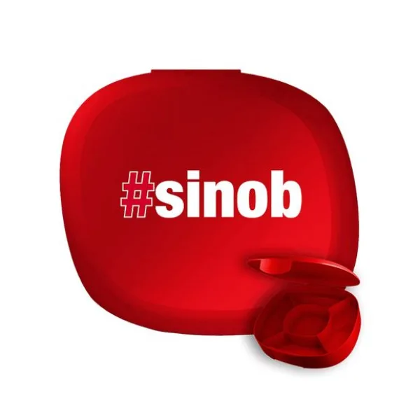 Sinob Pillenbox - Rot