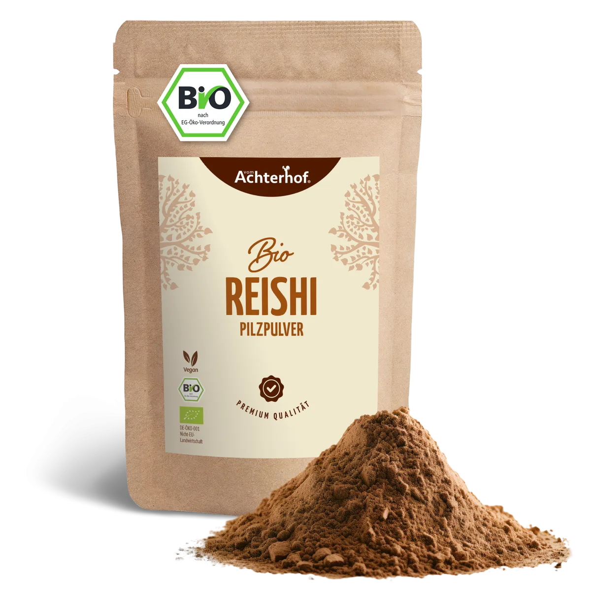 Bio Reishi Pilzpulver (100g) – Bild 2