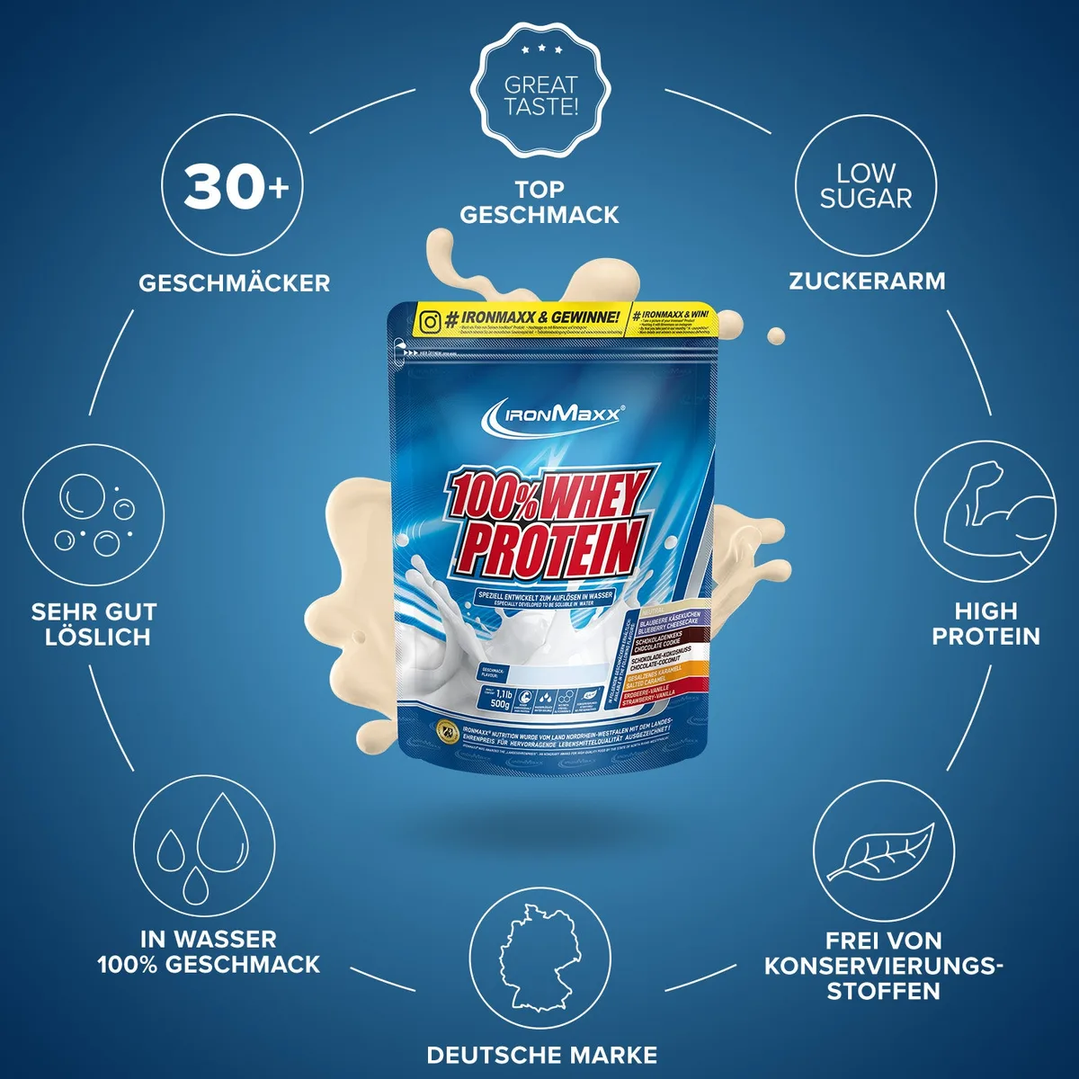 100% Whey Protein (500g) - Neutral – Bild 5