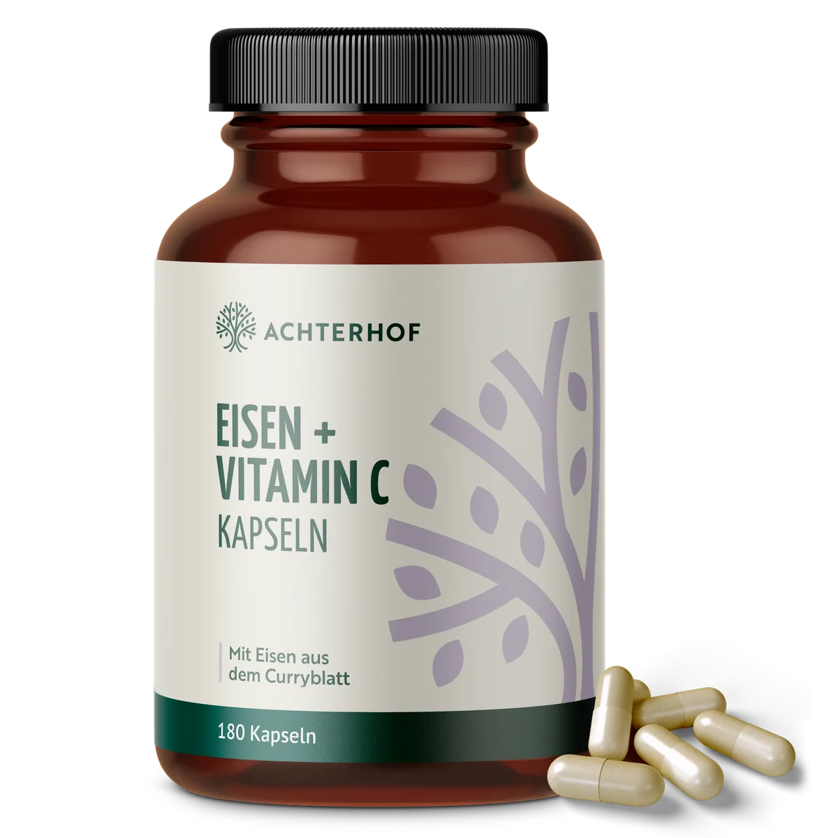 Eisen + Vitamin C Kapseln (180 Kapseln)