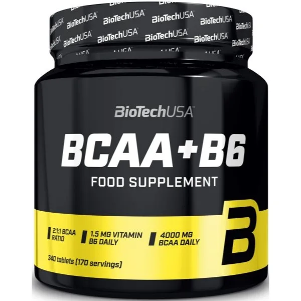 BioTech USA BCAA + B6, 340 Tabl.