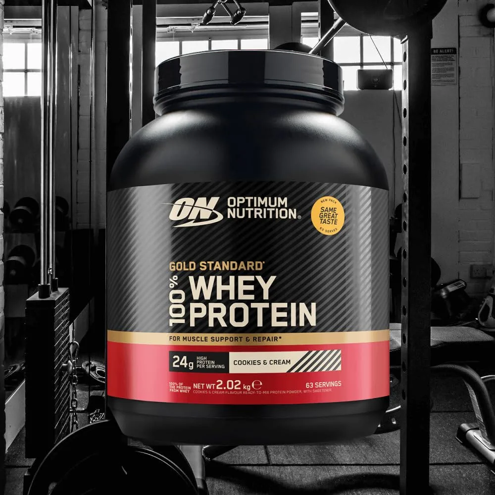 Optimum Nutrition 100% Whey Gold Standard (2000g) Cookies & Cream - Eiweiße - Molkenprotein-Mischung – Bild 2