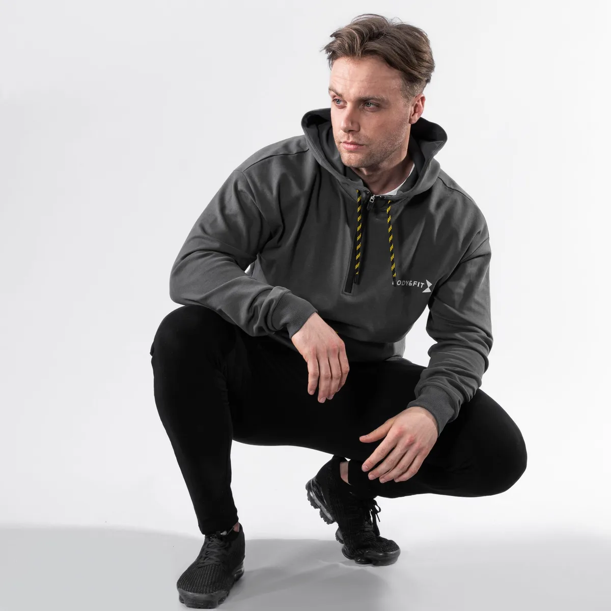 Hero tech Hoodie Grijs / L – Bild 4