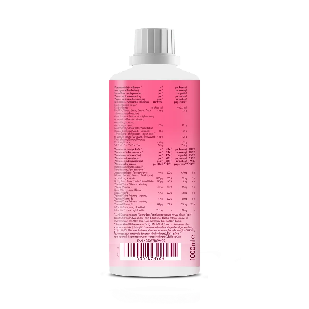 Zero Drink (1000ml) Zitronen-Eistee – Bild 3