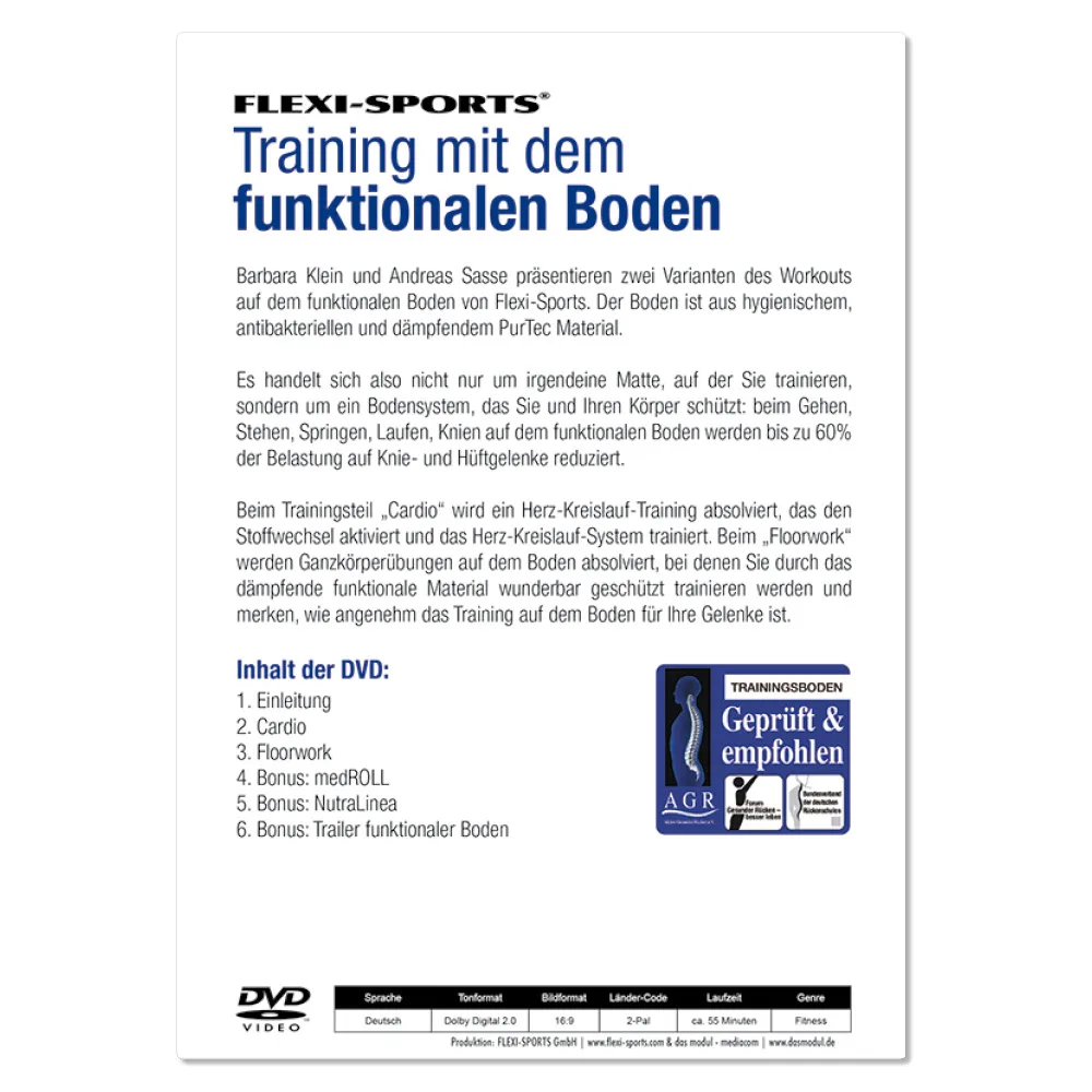 Functional Training Bodenmatte Grün + Übungs-Video "Training mit dem Funktionalem Boden" – Bild 5