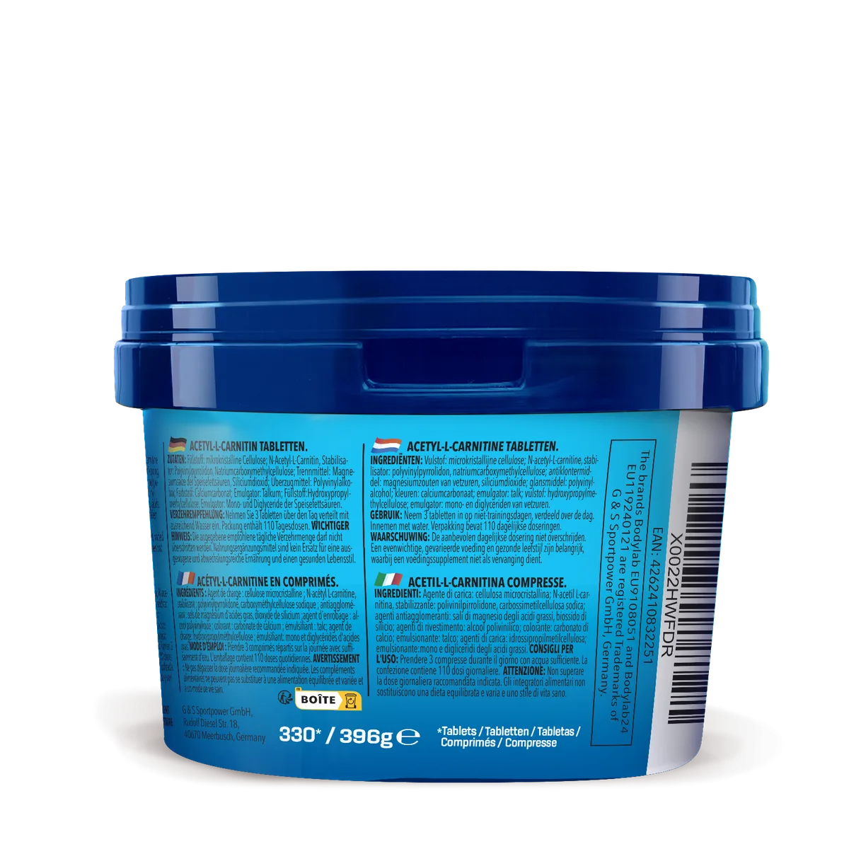 BIG PACK Acetyl L-Carnitine (330 Tabletten) – Bild 3