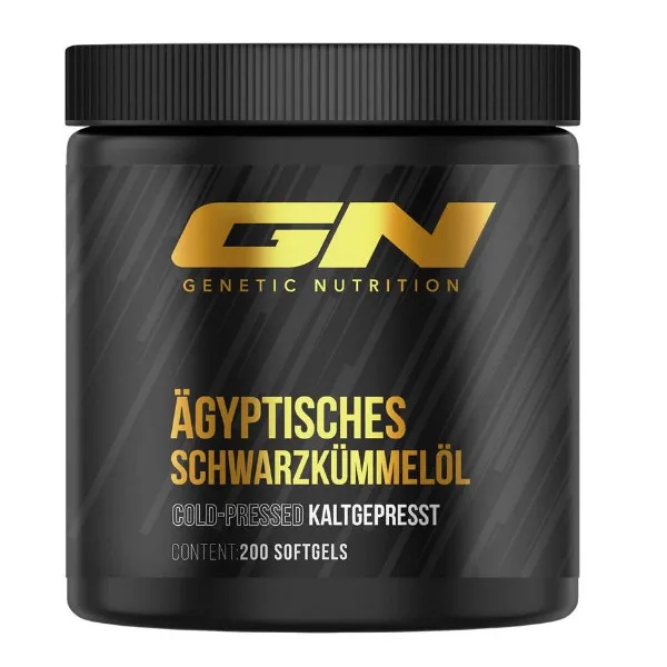 GN Laboratories Bio Ägyptisches Schwarzkümmel Öl, 200 Kaps.