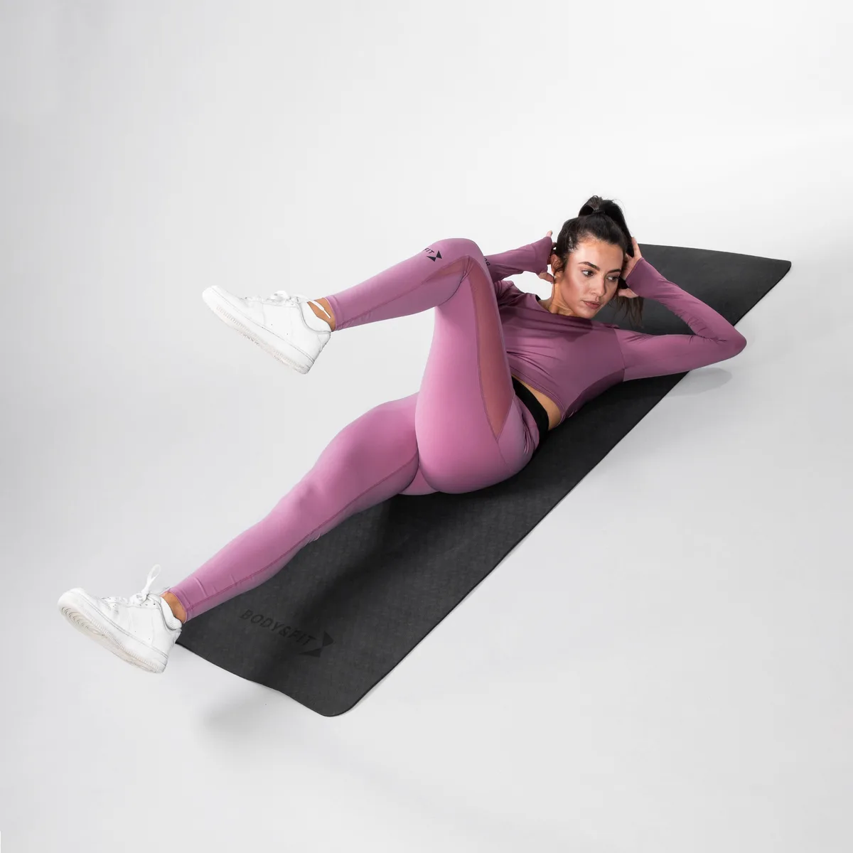 Yoga Mat Zwart – Bild 3
