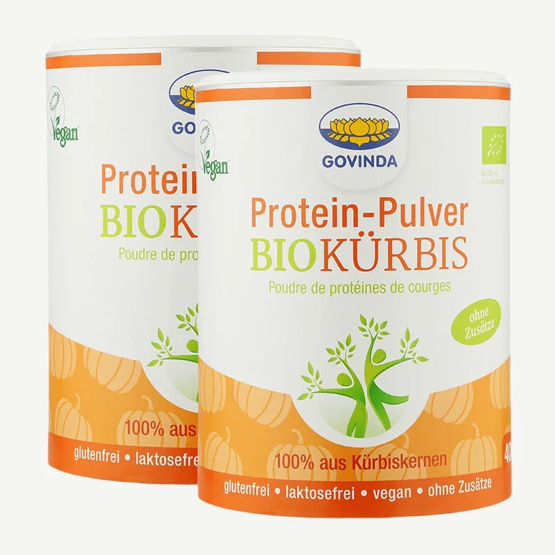 Govinda Bio Proteinpulver Biokürbis Basic / 2 x 400 g