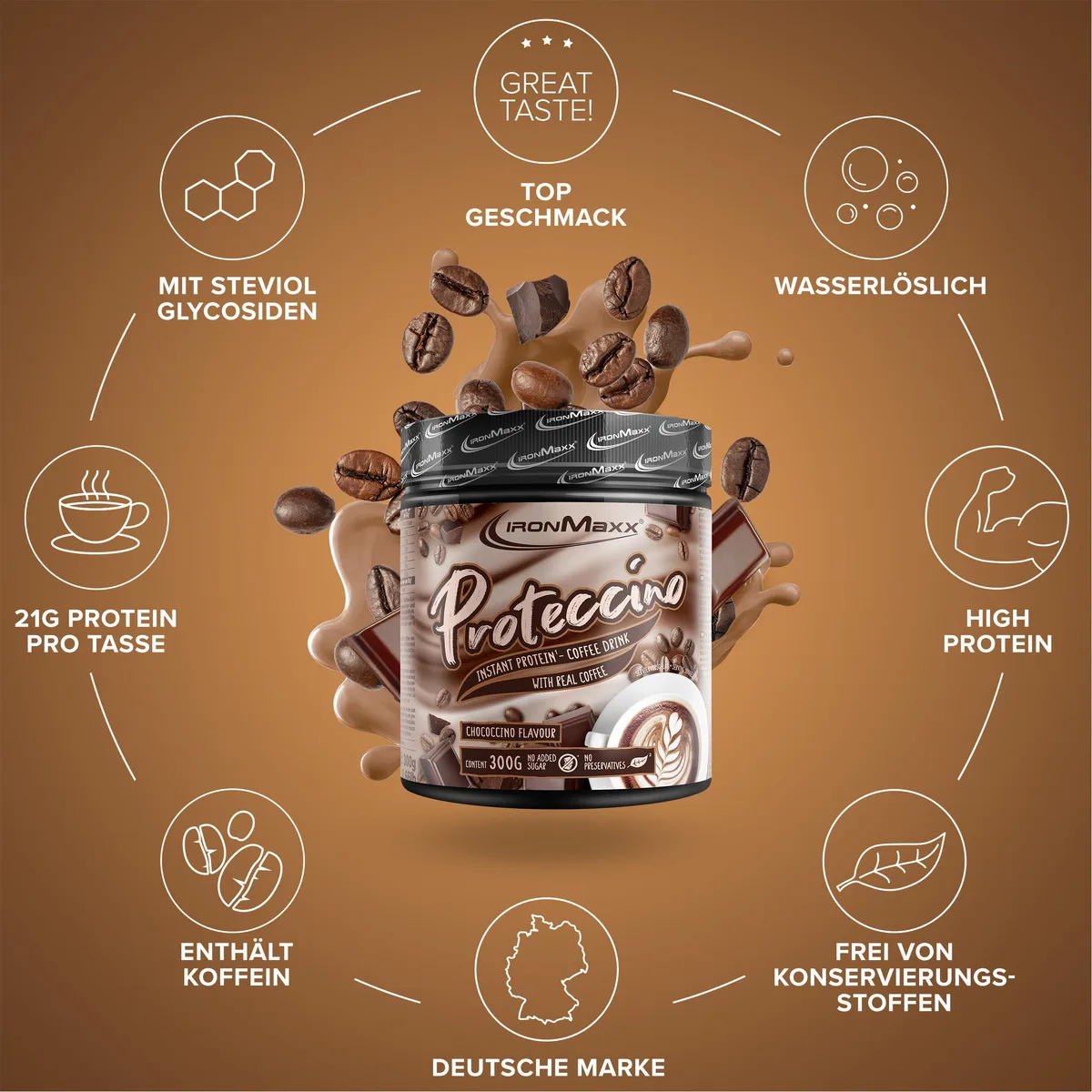 Proteccino (300g) - Chococcino Flavour – Bild 5