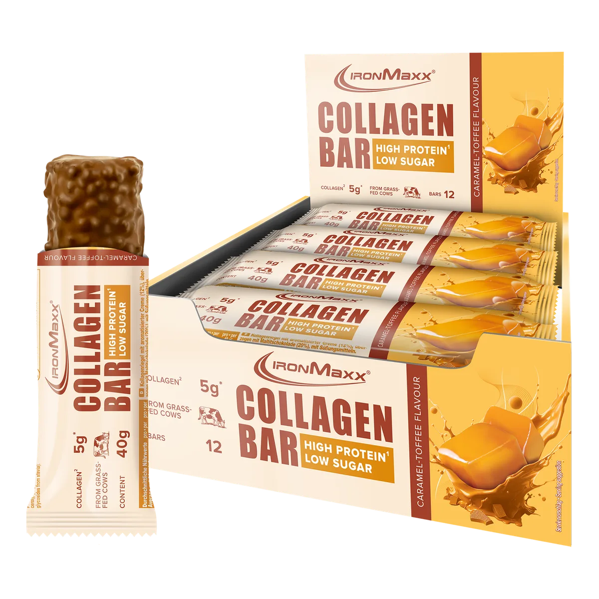 Collagen Bar (12x40g) - Caramel