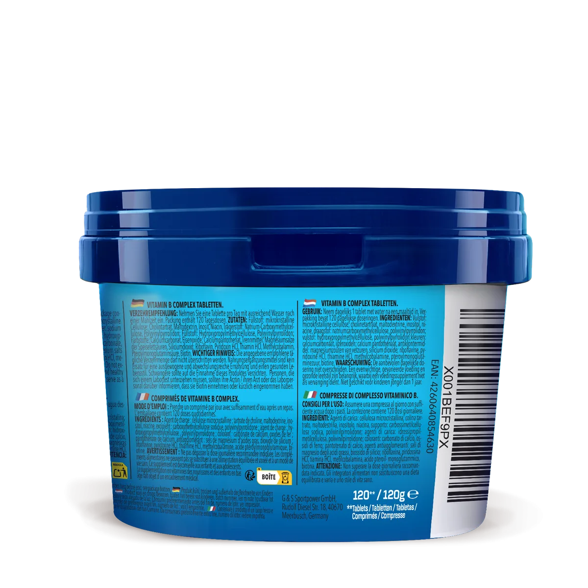 Vitamin B Complex (120 Tabletten) – Bild 2