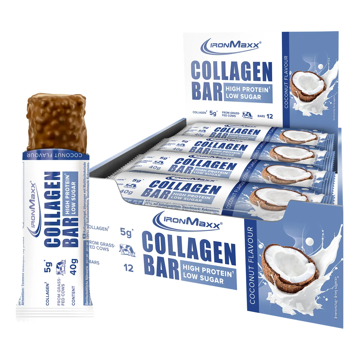 Collagen Bar (12x40g) - Coconut