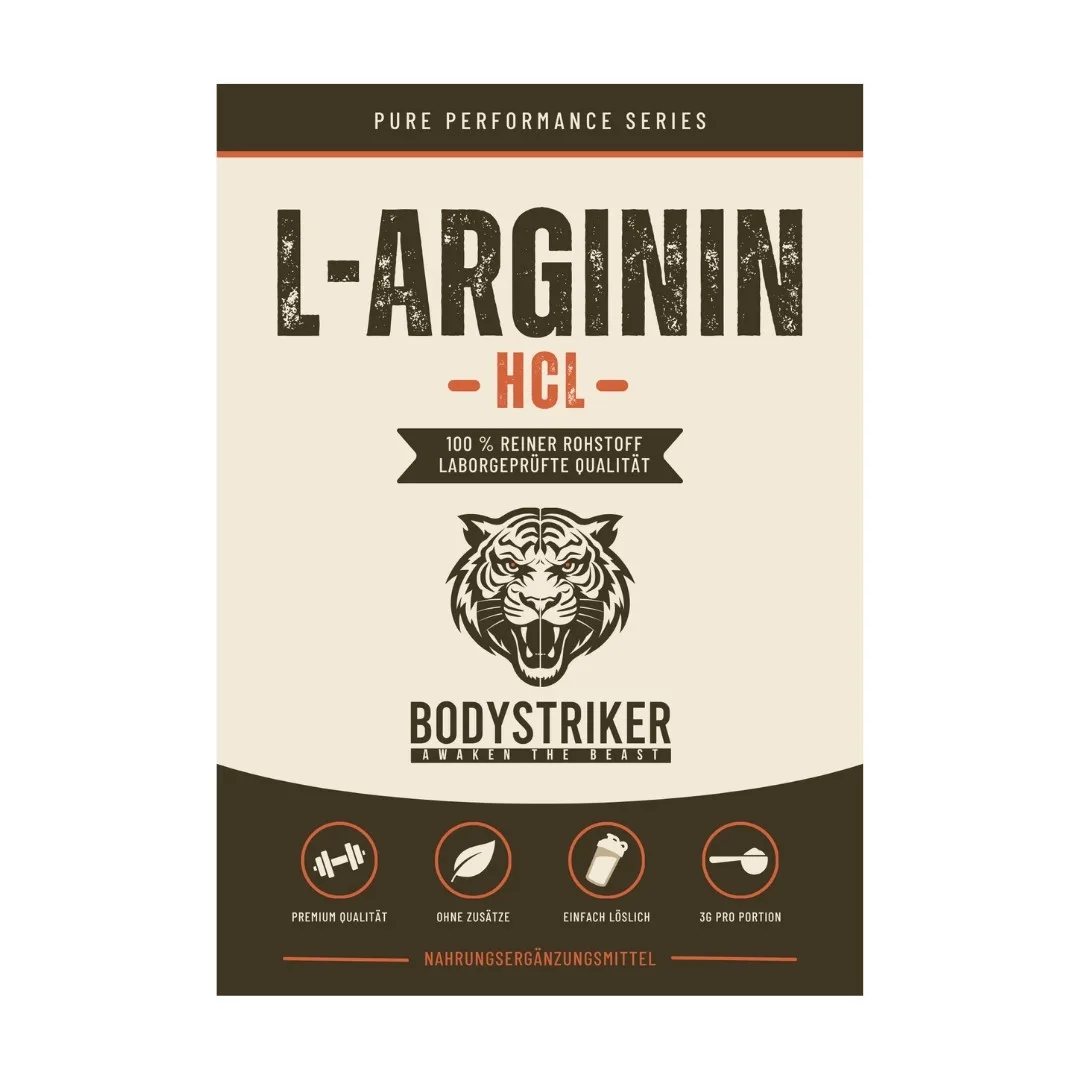 Bodystriker Arginin HCL Pulver - 500g