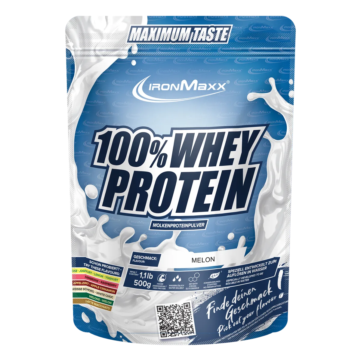 100% Whey Protein (500g) - Melone