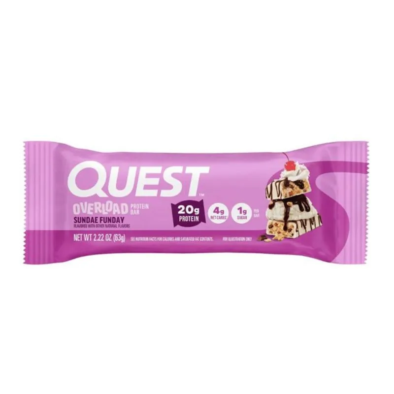 Quest Nutrition Quest Bar Overload Bars Proteinriegel 12 Riegel BOX / Chocolate Explosion – Bild 8