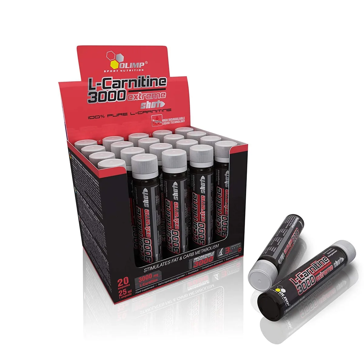 L-Carnitine 3000 Extreme Shot (9x25ml) Orange
