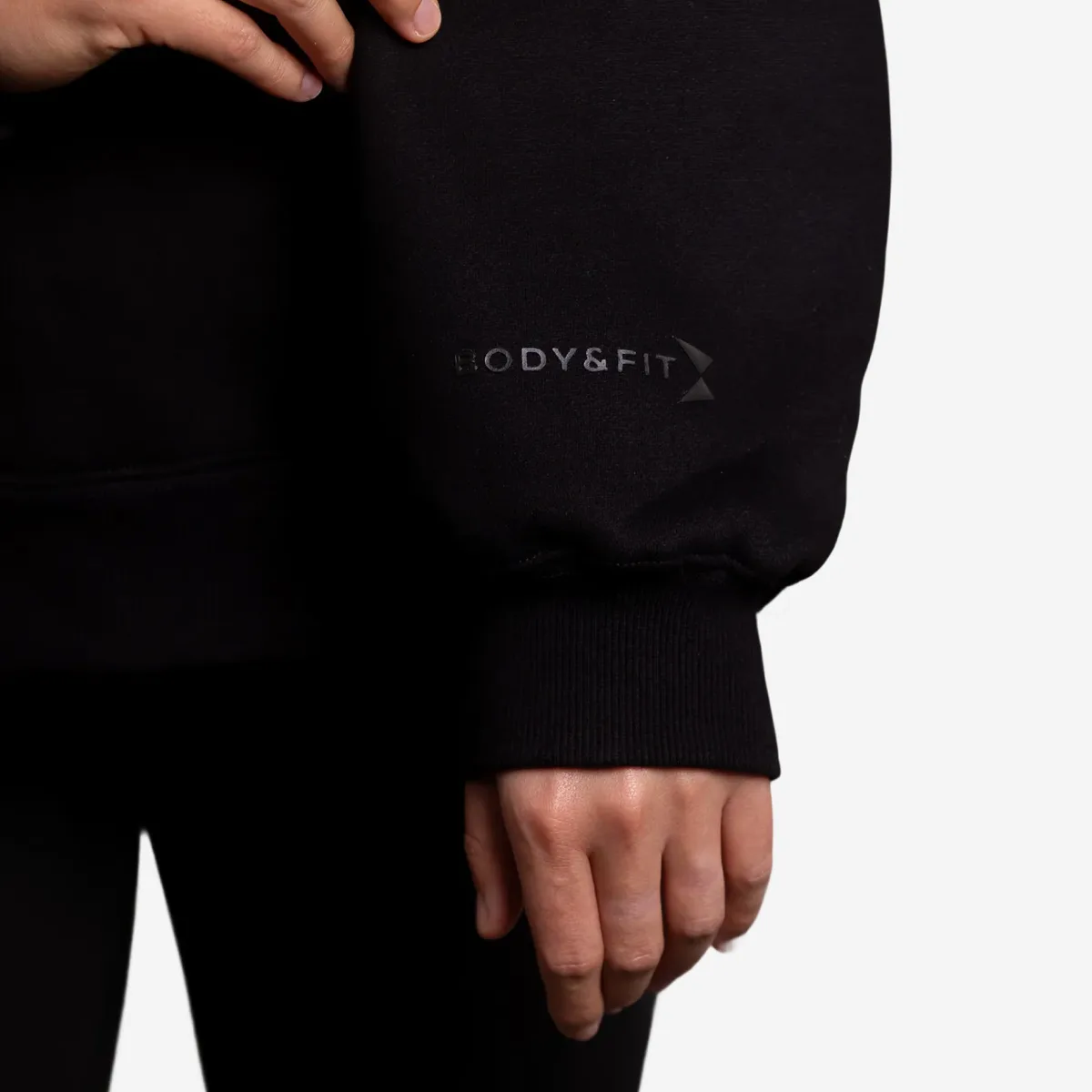 Women's Oversized Hoodie Zwart / M – Bild 4