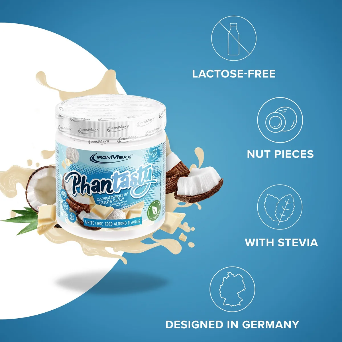 Phantasty (250g) - White Choc Coco Almond – Bild 2
