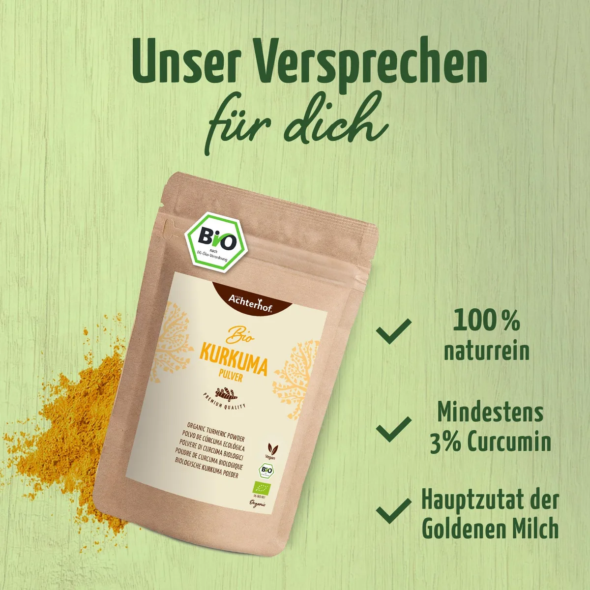 Goldene Milch Mischung 5er Set mit Vitamin D3 + K2 – Bild 4