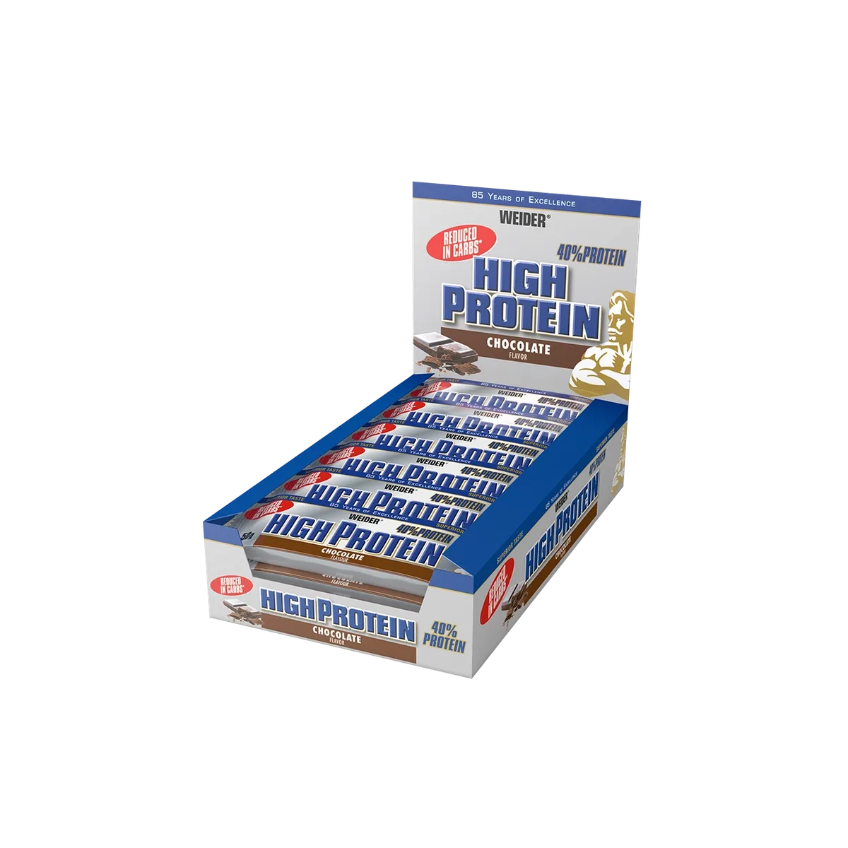 24er Box | 40% Protein Bar Erdnuss-Karamell