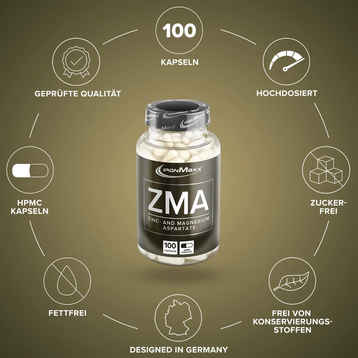 ZMA - 100 Kapseln – Bild 6