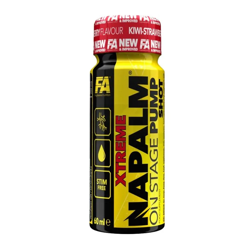 FA Napalm On Stage Pump Shots - Stim Free Kiwi-Strawberry – Bild 3