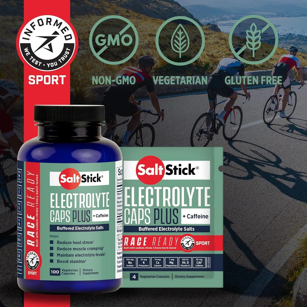 Electrolyte Caps Plus Salzkapseln (100 Kapseln) – Bild 2