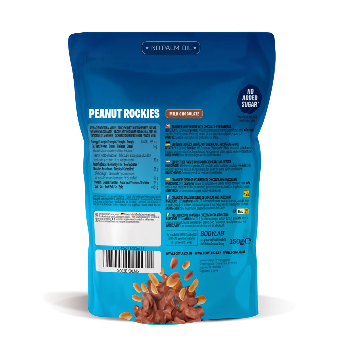 Peanut Rockies (150g) Erdnuss + Milchschokolade – Bild 8