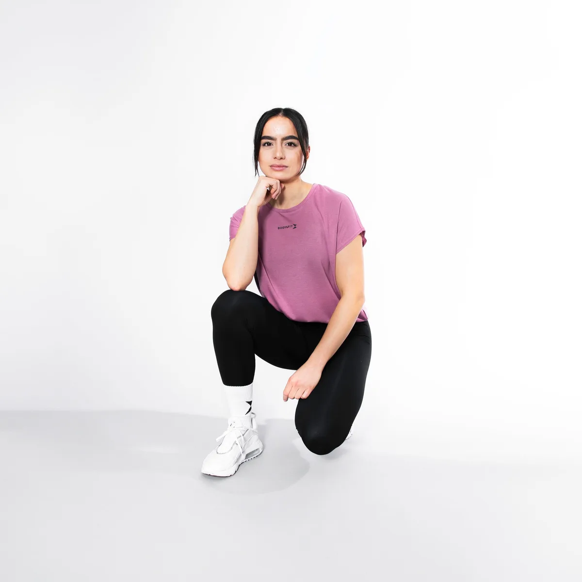 Essential casual T-shirt Mauve / XS – Bild 3