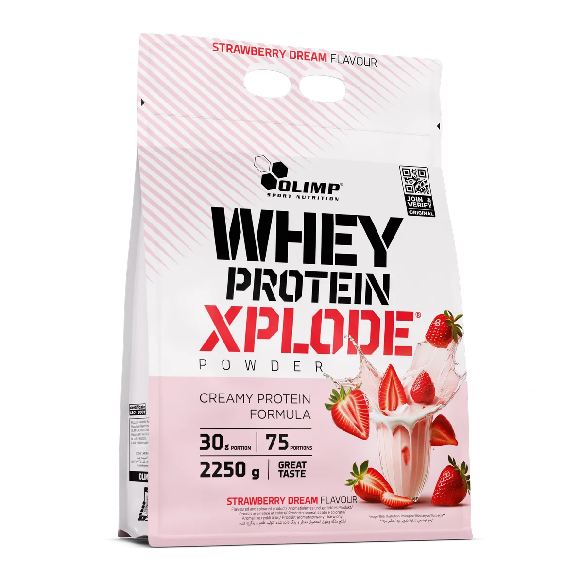 Whey Protein Xplode (2250g) Vanille – Bild 3