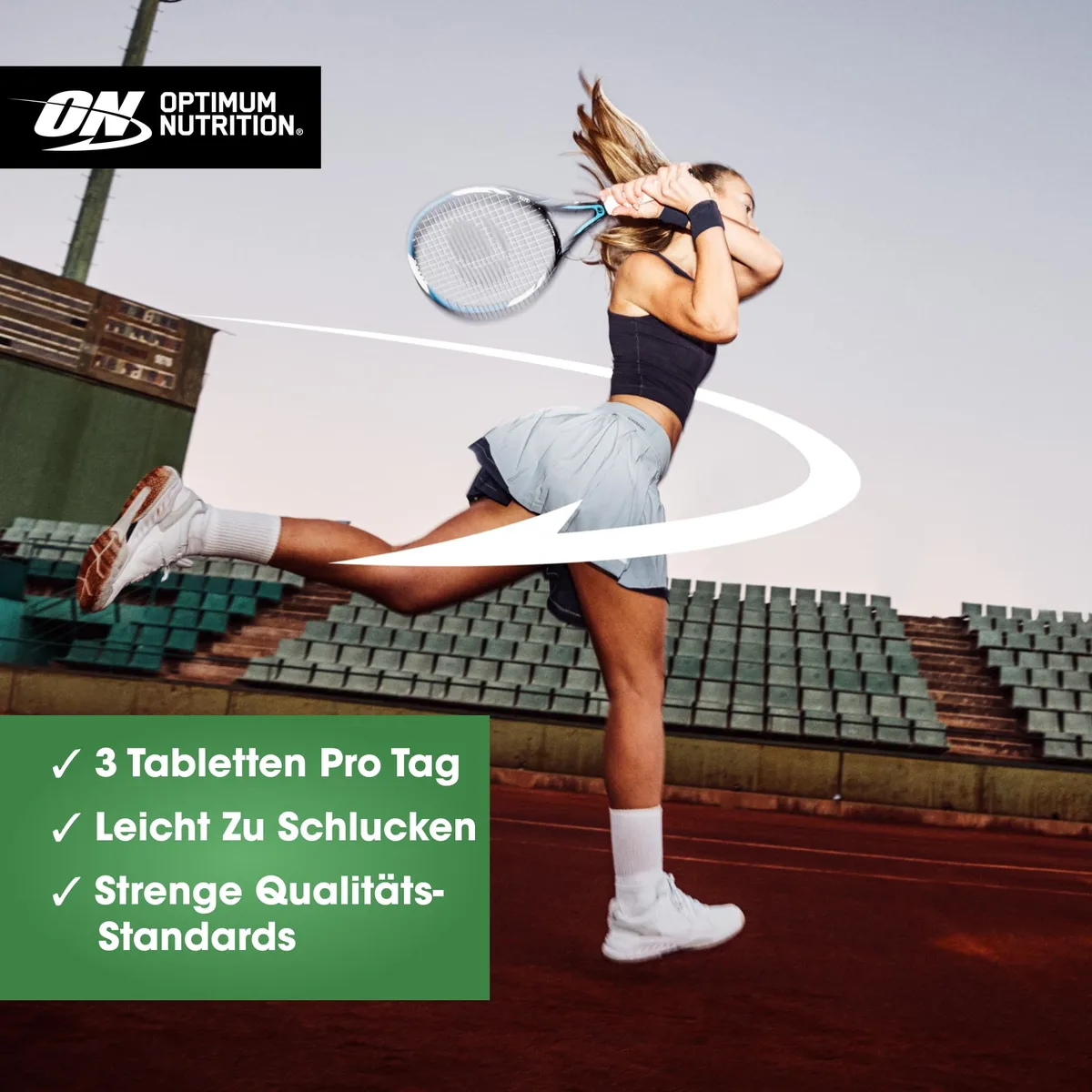 Optimum Nutrition Creatine Tabletten – 3 g Kreatinmonohydrat pro Portion zur Unterstützung der Leistungsfähigkeit bei hochintensivem Training – 60 Portionen (180 Tabletten) – Bild 4