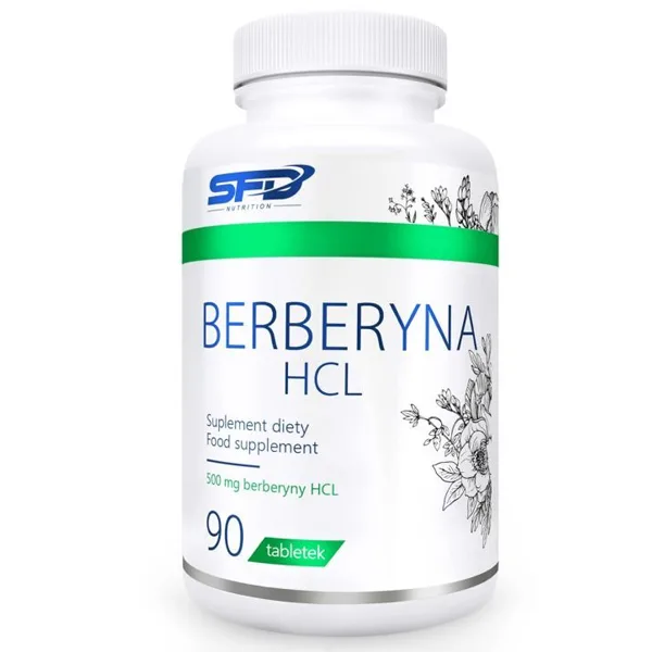 SFD Berberin HCL 500 mg – 90 Kapseln für Fitness &amp; Ernährung