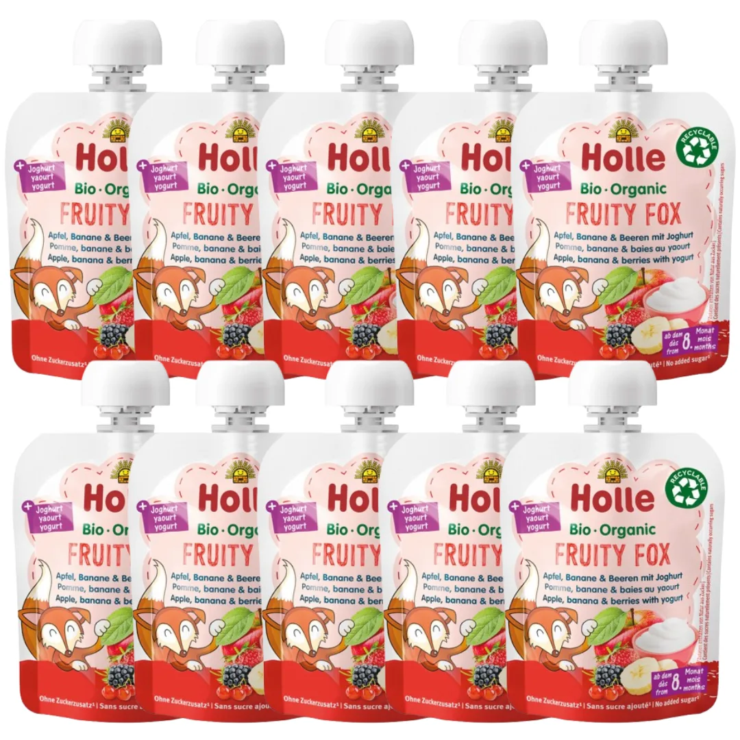 Bio Pouchy mit Joghurt ab dem 8. Monat (10x85g) Mango mit Joghurt – Bild 3