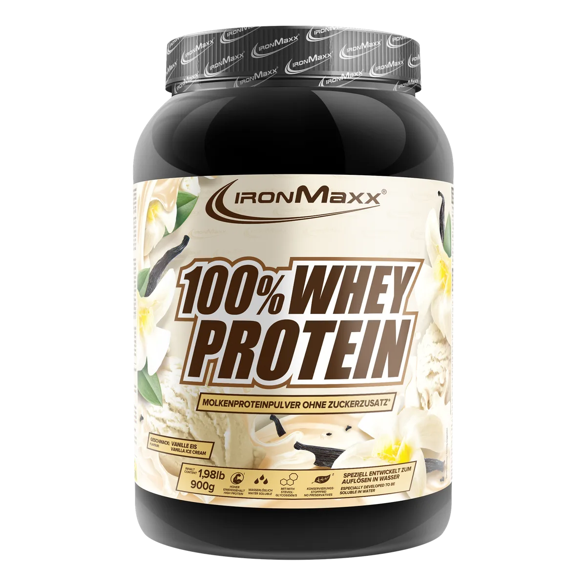 100% Whey Protein (900g) - Vanilla Ice Cream