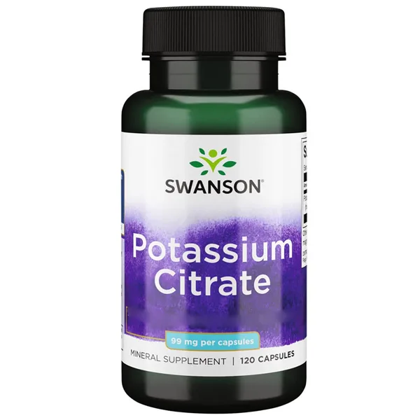 Swanson Potassium Citrate Kalium (120 Kapseln)