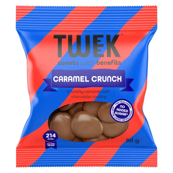 Tweek Caramel Crunch – Zuckerfreie Schaumgummi genießen