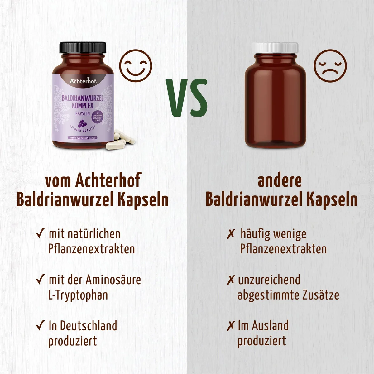 Baldrianwurzel Komplex (120 Kapseln) – Bild 5
