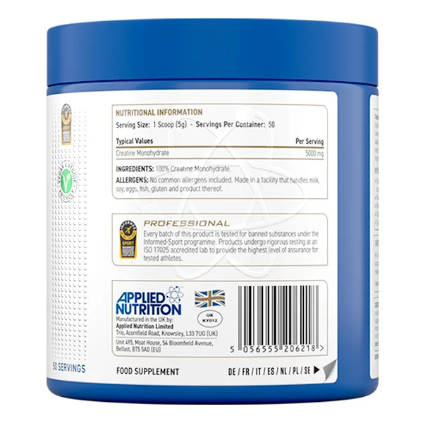 Applied Nutrition Micronized Creatine Monohydrate 250 g – Bild 2