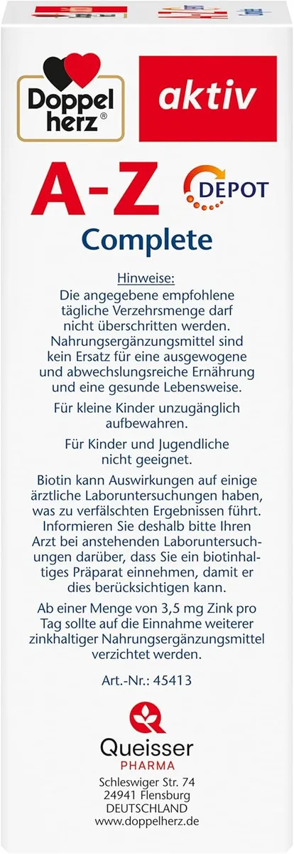 A-Z Depot Complete (120 Tabletten) – Bild 4