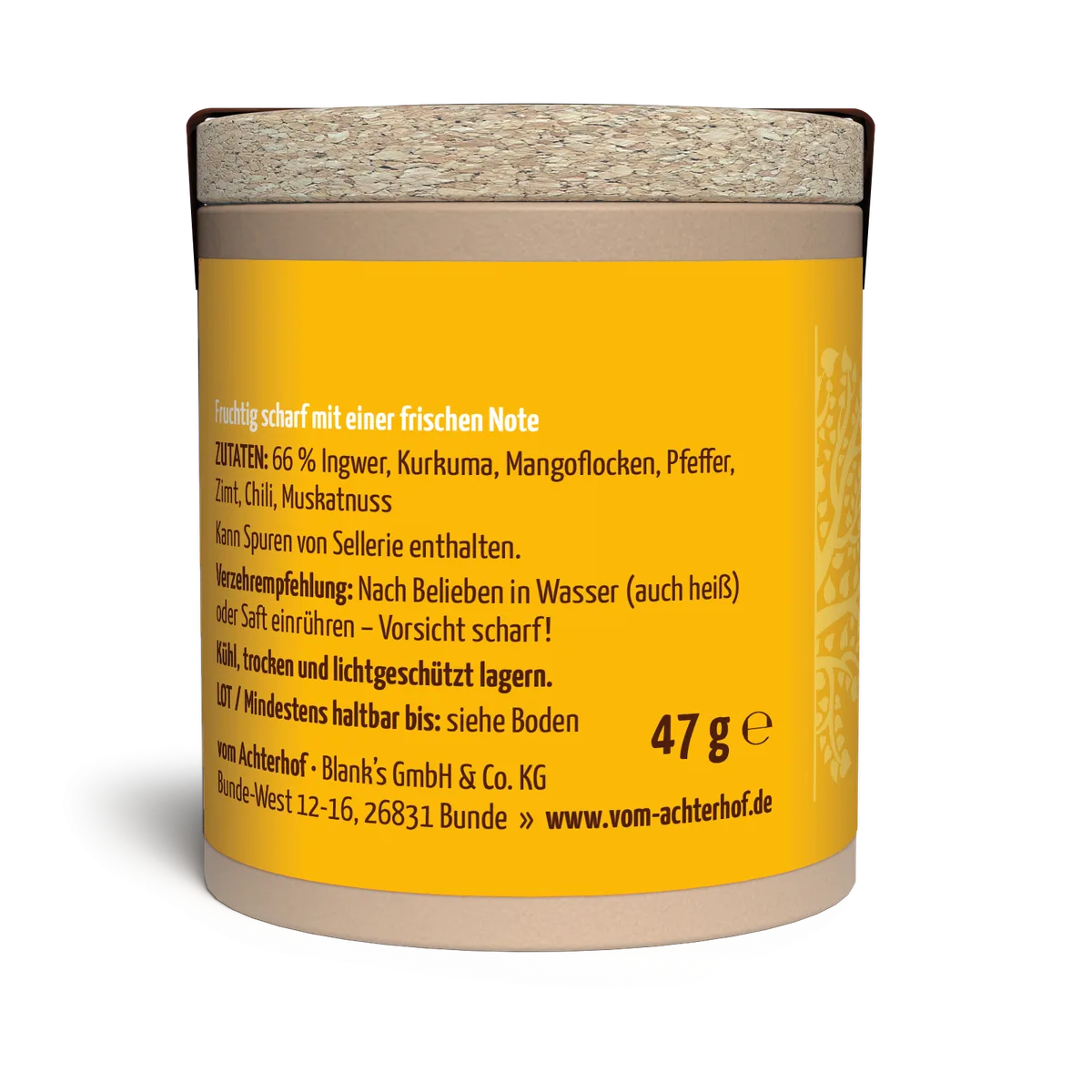 Ingwer Shot Gewürzmischung (47g) – Bild 2
