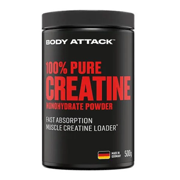 Body Attack 100% Pure Creatine Powder, 500g