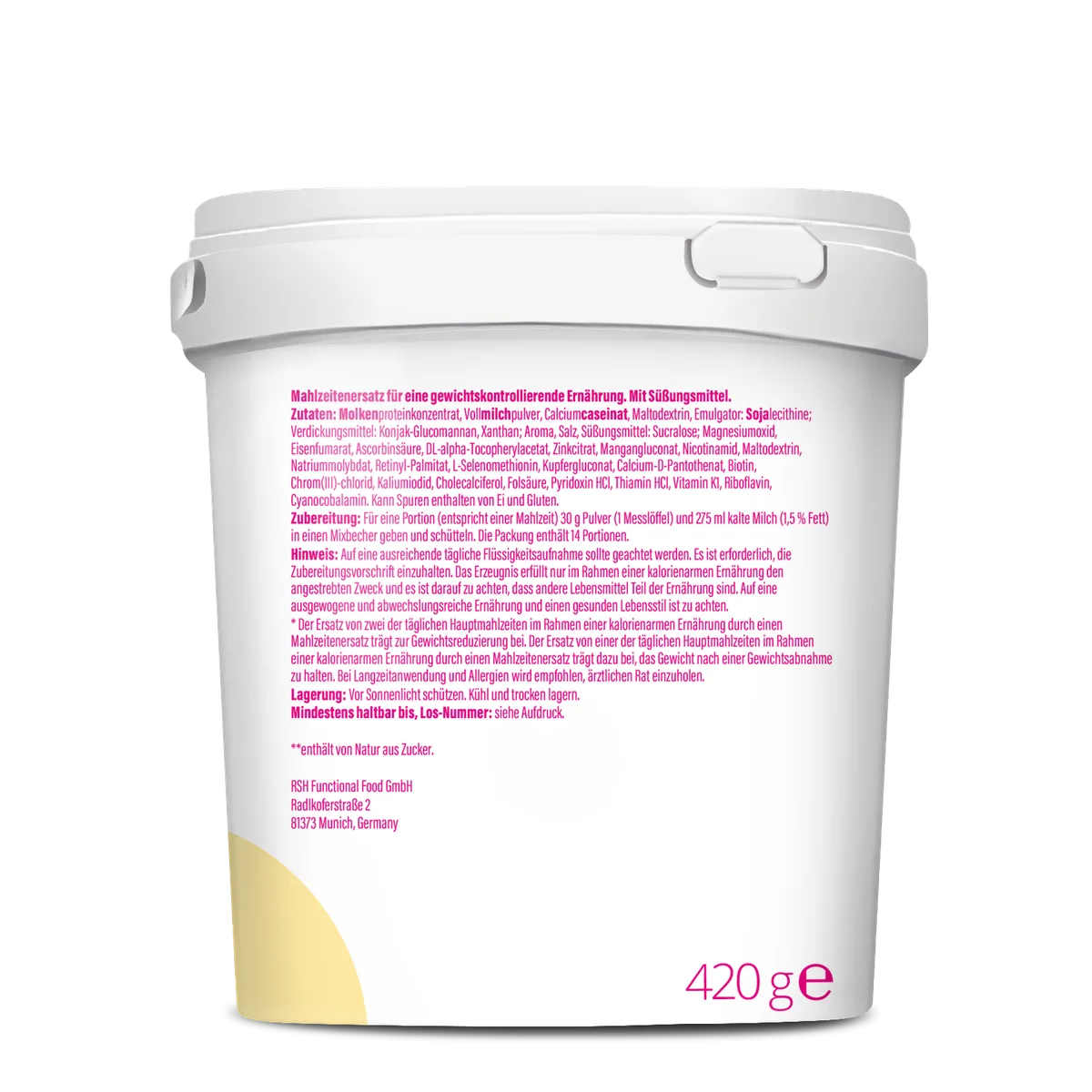 Slim Shake Mahlzeitersatz-Shake (420g) Chocolate – Bild 8