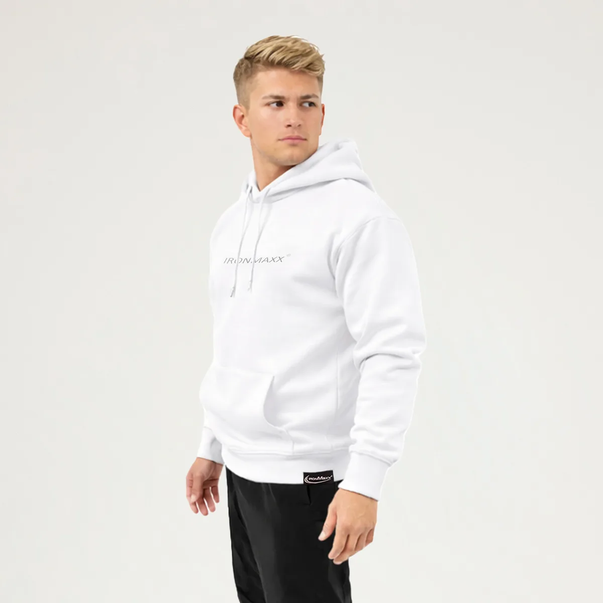 Hoodie Weiß Unisex - M – Bild 5